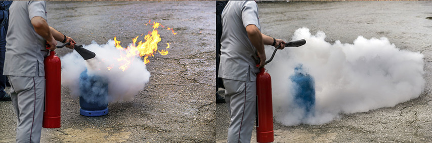 Classes de foc i tipus d'extintors que cal utilitzar